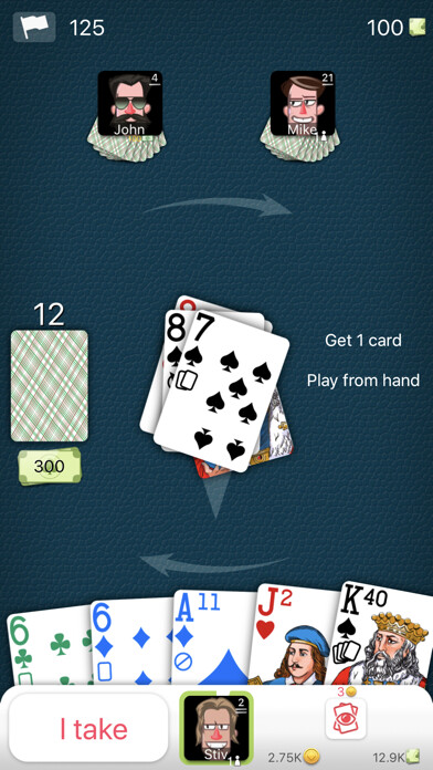 Emulate iPhone app Mau Mau Online using MyAndroid
