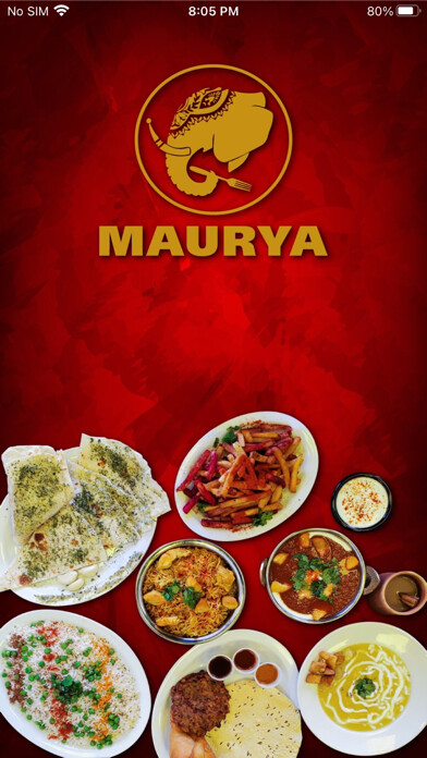 Emulate iPhone app Maurya Indian Restaurant using MyAndroid Emulate iPhone app Maurya Indian Restaurant using MyAndroid