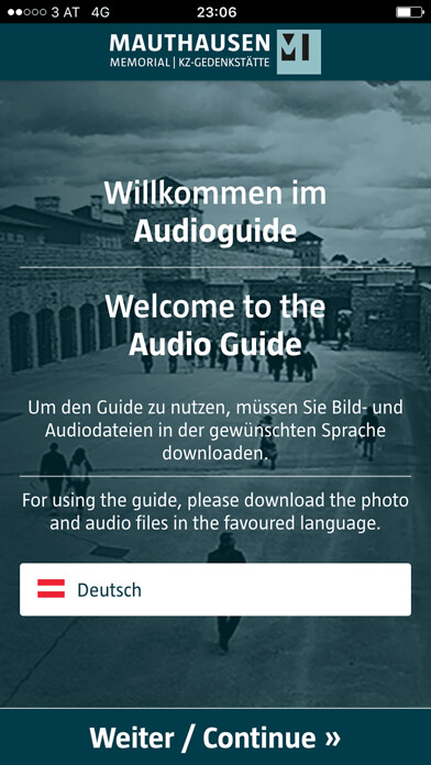 Emulate iPhone app Mauthausen Audioguide using MyAndroid Emulate iPhone app Mauthausen Audioguide using MyAndroid