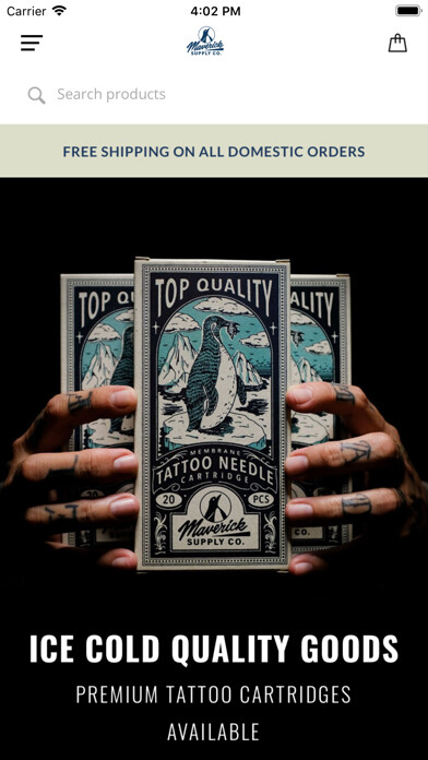 Emulate iPhone app Maverick Tattoo Mercantile using MyAndroid Emulate iPhone app Maverick Tattoo Mercantile using MyAndroid