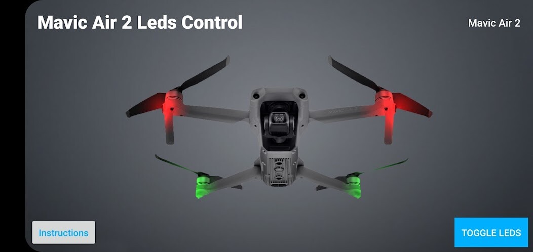 Run android online APK Mavic Air 2/2S Leds Control from MyAndroid or emulate Mavic Air 2/2S Leds Control using MyAndroid