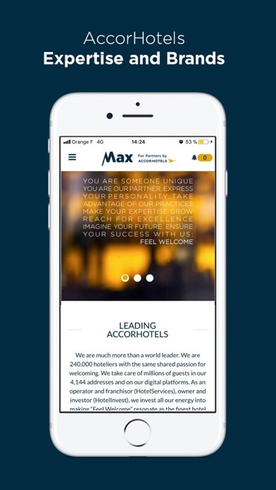 Emulate iPhone app Max by AccorHotels using MyAndroid Emulate iPhone app Max by AccorHotels using MyAndroid