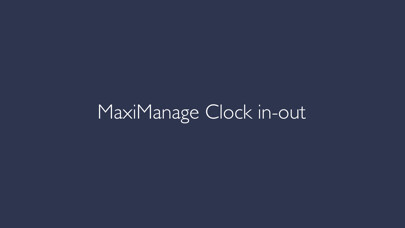 Emulate iPhone app MaxiManage clock-in-out using MyAndroid Emulate iPhone app MaxiManage clock-in-out using MyAndroid