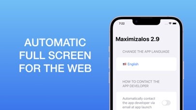 Emulate iPhone app Maximizalos: Web Full Screen using MyAndroid Emulate iPhone app Maximizalos: Web Full Screen using MyAndroid