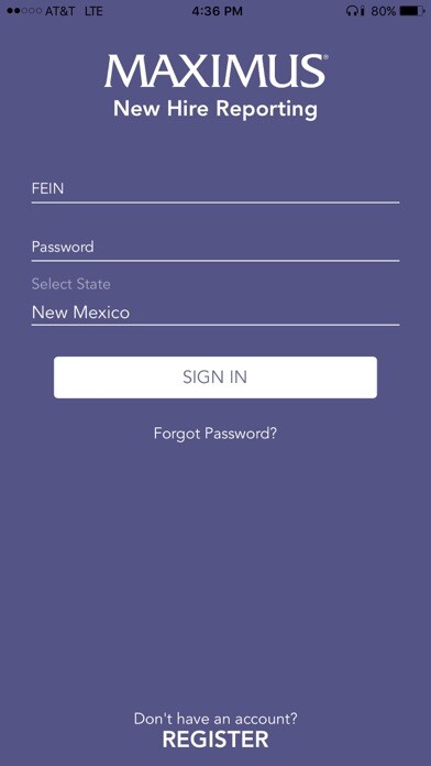 Emulate iPhone app MAXIMUS New Hire Reporting using MyAndroid Emulate iPhone app MAXIMUS New Hire Reporting using MyAndroid