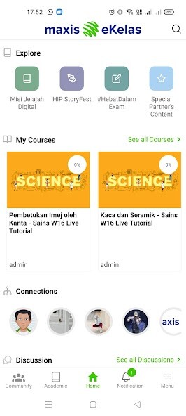 Run android online APK Maxis eKelas from MyAndroid or emulate Maxis eKelas using MyAndroid
