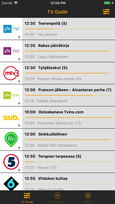 Emulate iPhone app Maxivision Viihde using MyAndroid Emulate iPhone app Maxivision Viihde using MyAndroid