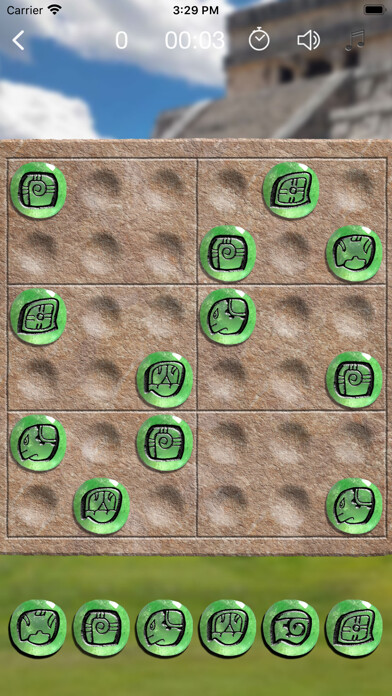 Emulate iPhone app Mayadoku Sudoku w Mayan Glyphs using MyAndroid Emulate iPhone app Mayadoku Sudoku w Mayan Glyphs using MyAndroid