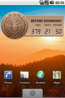 Emulate Android APK Mayan Doomsday Widget