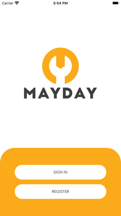Emulate iPhone app MAYDAY - Roadside Assistance using MyAndroid