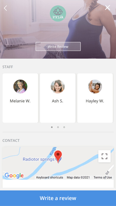 Emulate iPhone app Ma Yoga® Prenatal Yoga + Mom using MyAndroid