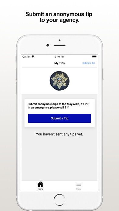 Emulate iPhone app Maysville PD using MyAndroid