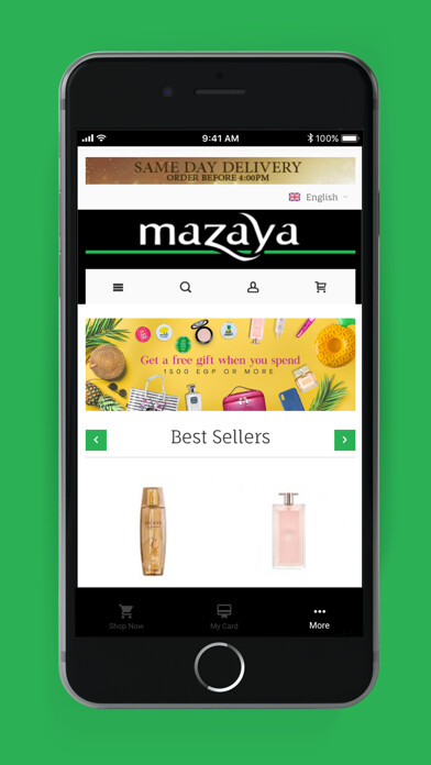Emulate iPhone app Mazaya&More using MyAndroid