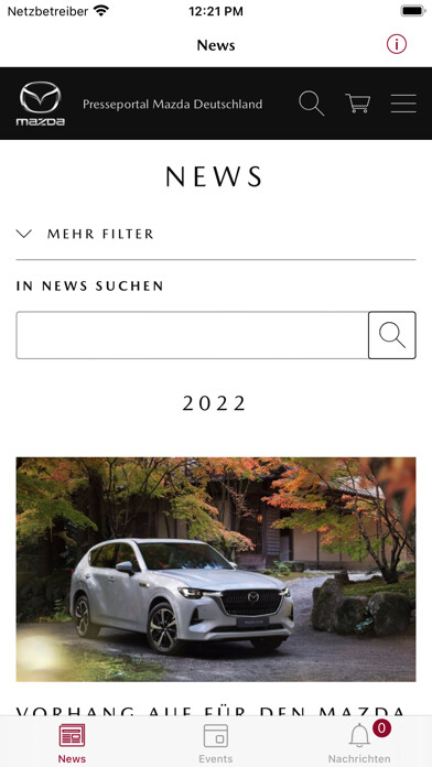 Emulate iPhone app Mazda Media using MyAndroid