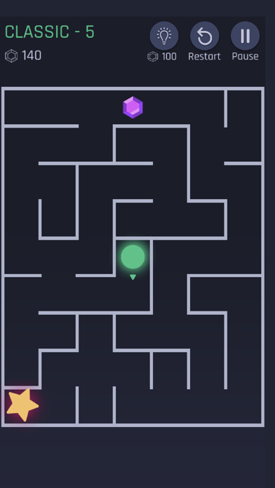 Emulate iPhone app MAZE - Brain Out using MyAndroid
