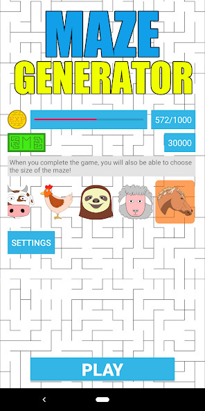Run android online APK Maze Generator from MyAndroid or emulate Maze Generator using MyAndroid
