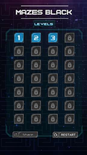 Run android online APK Mazes Black 2018 from MyAndroid or emulate Mazes Black 2018 using MyAndroid