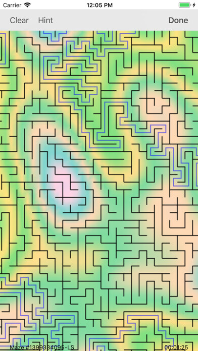 Emulate iPhone app Mazes Unlimited HD using MyAndroid