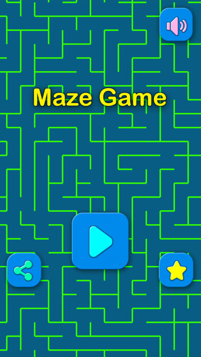 Emulate iPhone app Mazes with Levels: Labyrinths using MyAndroid