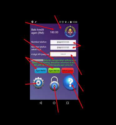 Emulate Android APK MBAS Agent Flexi Parking