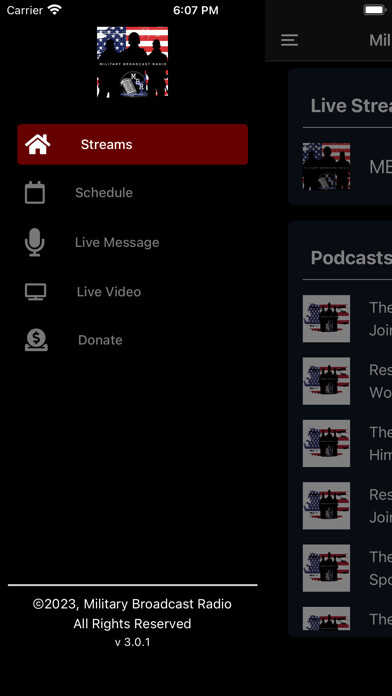 Emulate iPhone app MBR - Military Broadcast Radio using MyAndroid Emulate iPhone app MBR - Military Broadcast Radio using MyAndroid