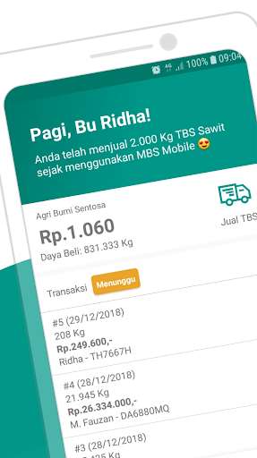 Run android online APK MBS Mobile - Mitra Petani TBS Sawit from MyAndroid or emulate MBS Mobile - Mitra Petani TBS Sawit using MyAndroid