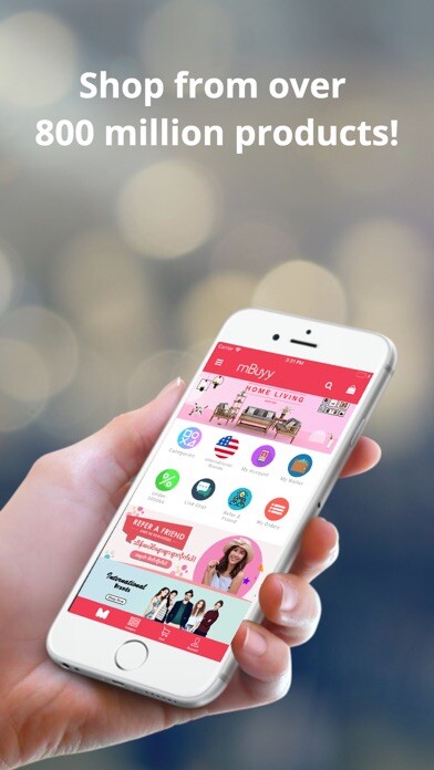 Emulate iPhone app mBuyy.com - Shop Global using MyAndroid