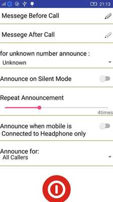 Emulate Android APK Mcall Announcer