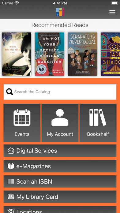 Emulate iPhone app McAllen Public Library using MyAndroid Emulate iPhone app McAllen Public Library using MyAndroid