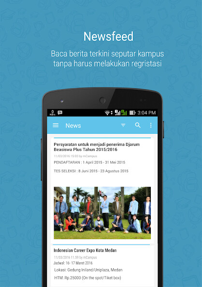 Run android online APK mCampus from MyAndroid or emulate mCampus using MyAndroid
