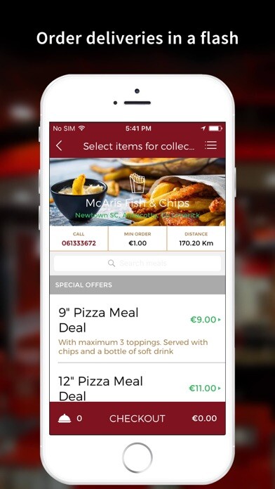 Emulate iPhone app McAris Traditional Fish & Chip using MyAndroid Emulate iPhone app McAris Traditional Fish & Chip using MyAndroid
