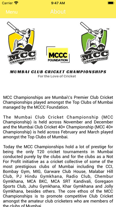 Emulate iPhone app MCC Championship using MyAndroid Emulate iPhone app MCC Championship using MyAndroid