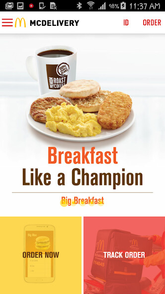 Run android online APK McDelivery Indonesia from MyAndroid or emulate McDelivery Indonesia using MyAndroid