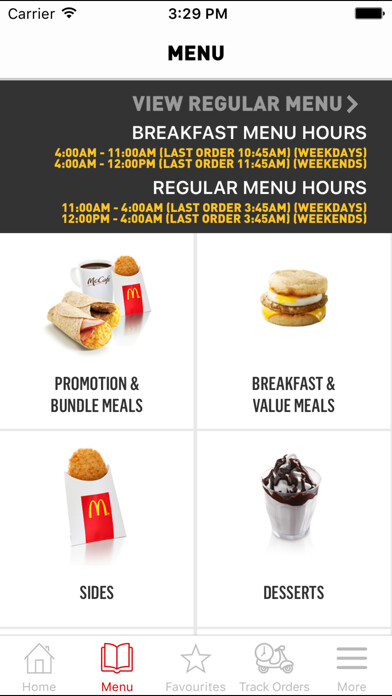 Emulate iPhone app McDelivery Singapore using MyAndroid Emulate iPhone app McDelivery Singapore using MyAndroid