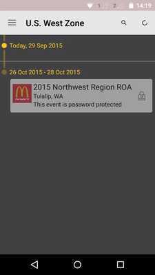 Emulate Android APK McDonalds U.S. West Zone