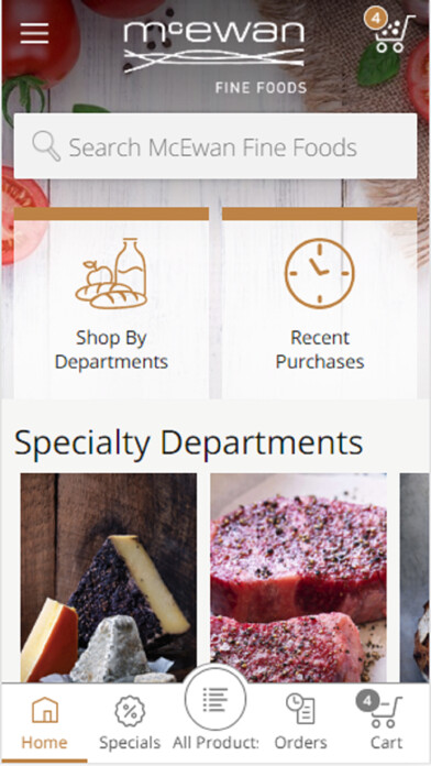 Emulate iPhone app McEwan Fine Foods using MyAndroid Emulate iPhone app McEwan Fine Foods using MyAndroid