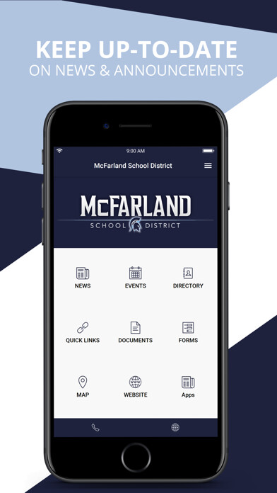 Emulate iPhone app McFarland School District using MyAndroid Emulate iPhone app McFarland School District using MyAndroid