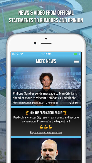 Emulate iPhone app MCFC News using MyAndroid Emulate iPhone app MCFC News using MyAndroid