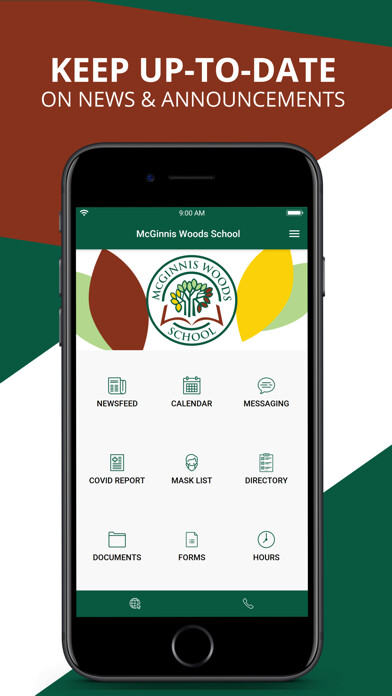 Emulate iPhone app McGinnis Woods School using MyAndroid Emulate iPhone app McGinnis Woods School using MyAndroid