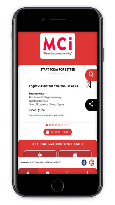 Emulate iPhone app MCI (Migrant Worker Apps) using MyAndroid