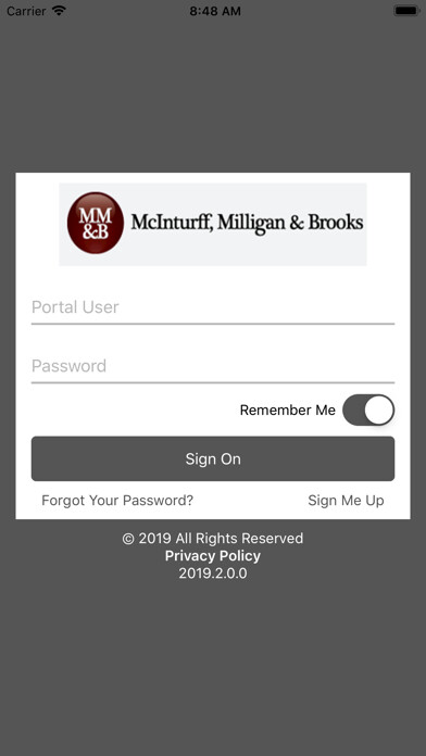 Emulate iPhone app McInturff, Milligan & Brooks using MyAndroid Emulate iPhone app McInturff, Milligan & Brooks using MyAndroid
