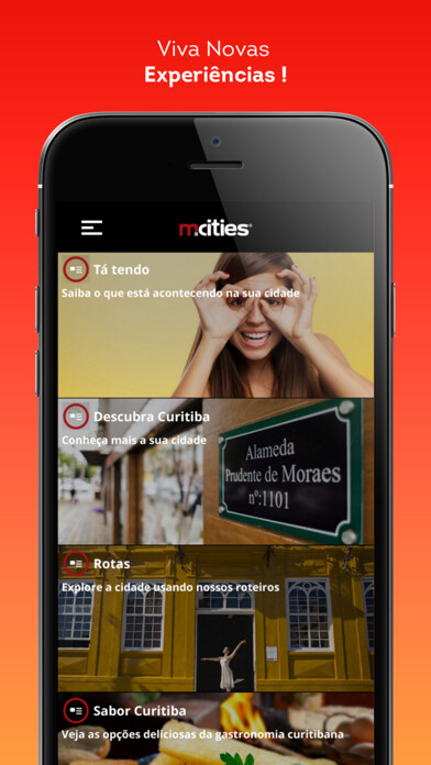 Emulate iPhone app MCities: Conecta você à Cidade using MyAndroid