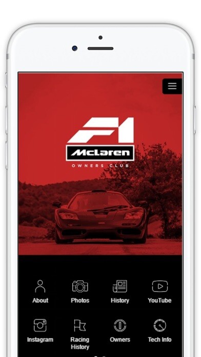 Emulate iPhone app McLaren F1 Owners Club using MyAndroid