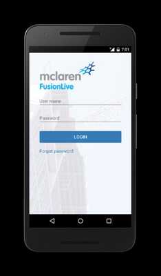 Emulate Android APK Mclaren FusionLive