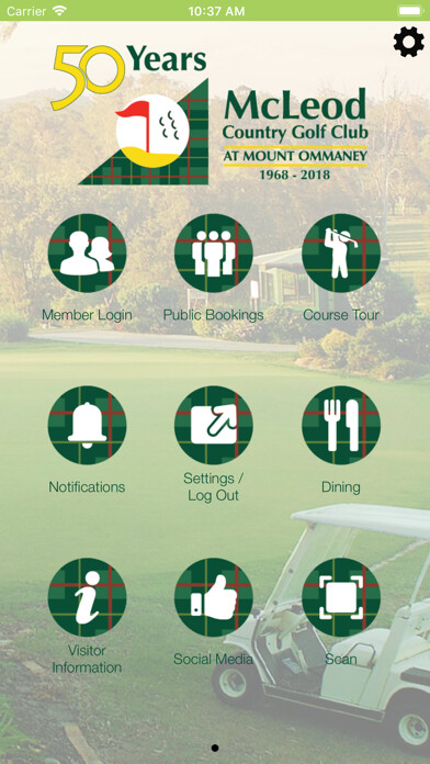 Emulate iPhone app McLeod Country Golf Club using MyAndroid