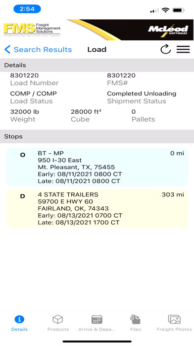 Emulate iPhone app McLeod FMS using MyAndroid