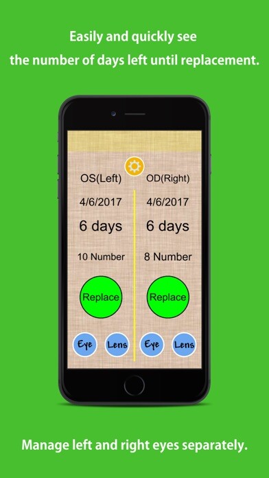 Emulate iPhone app MCL (Manage contact lenses) using MyAndroid Emulate iPhone app MCL (Manage contact lenses) using MyAndroid