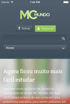 Emulate Android APK MC Mundo Cursos MC