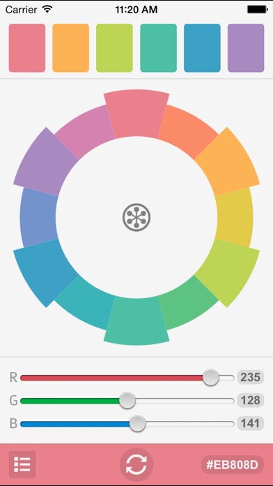 Emulate iPhone app mColorWheel using MyAndroid Emulate iPhone app mColorWheel using MyAndroid
