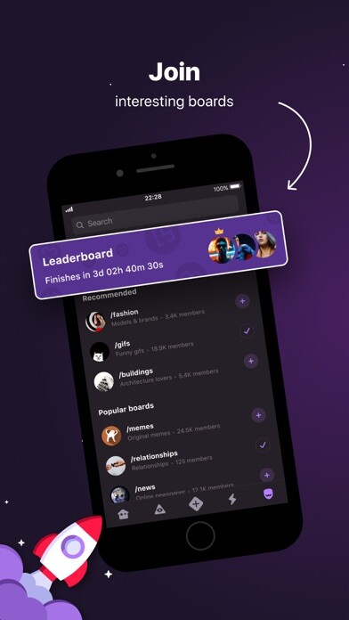 Emulate iPhone app M Community: web3 social using MyAndroid